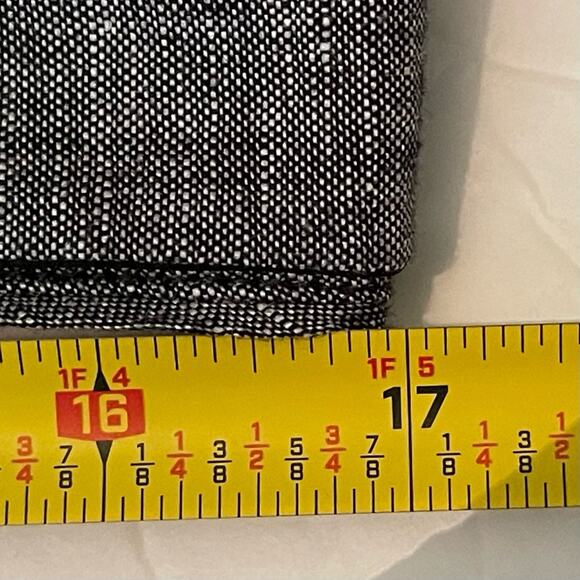 Banana Republic Black White Linen Blend Academia Office Skirt NWT Size 14 - Picture 11 of 13